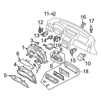 Infiniti OE - Instrument Panel - Cluster & Switches (Coupe)