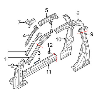 Infiniti OE - Body A-Pillar Trim Panel Clip