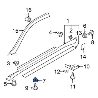 Infiniti OE - Rocker Panel Molding Grommet