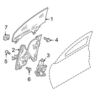Infiniti OE - Door - Glass & Hardware (Base Coupe)