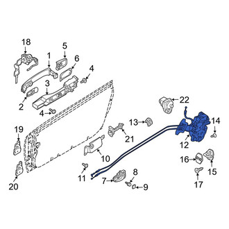 Infiniti OE - Front Left Door Latch Assembly
