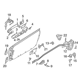 Infiniti OE - Door - Lock & Hardware (Coupe)