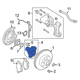 Infiniti OE - Rear Wheel Hub