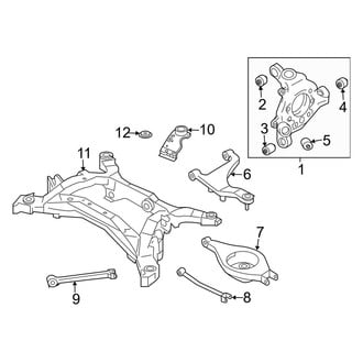 Infiniti OE - Rear Suspension - Suspension Components (Coupe)