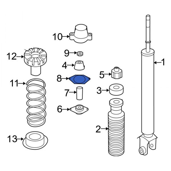 Suspension Shock Absorber & Strut Mount Gasket