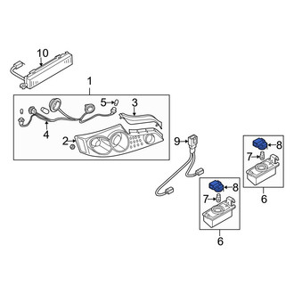 Infiniti OE - Rear License Plate Light Socket