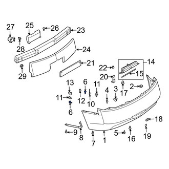 Infiniti OE - Door Seal Clip