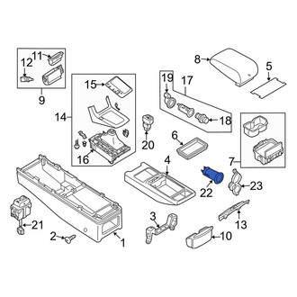 Infiniti OE - Center 12 Volt Accessory Power Outlet
