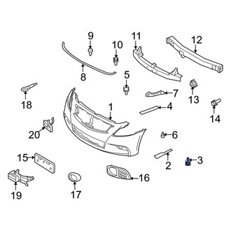 Infiniti OE - Rocker Panel Molding Screw