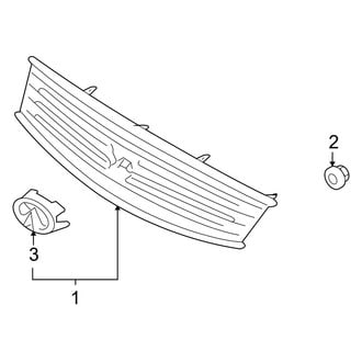 Infiniti OE - Front Bumper - Grille & Components