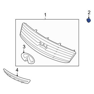 Infiniti OE - Upper Grille Nut