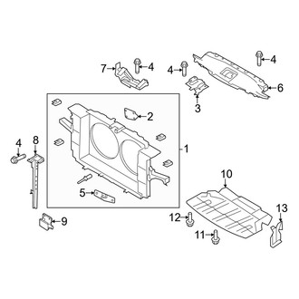 Infiniti OE - Radiator Support