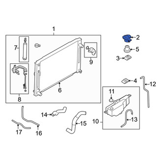 Infiniti OE - Radiator Mount Bracket