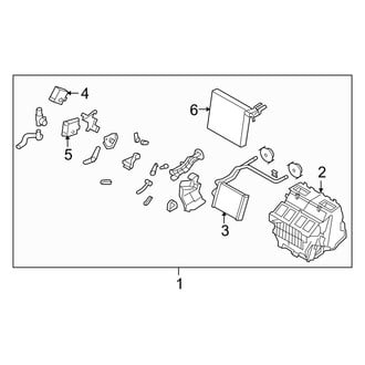 Infiniti OE - Air Conditioner & Heater - Evaporator & Heater Components