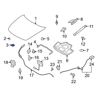 Infiniti OE - Front Door Plug