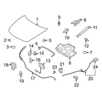 Infiniti OE - Hood & Components