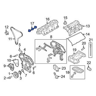 Infiniti OE - Upper Engine Intake Manifold Gasket