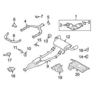 Infiniti OE - Exhaust System - Exhaust Components