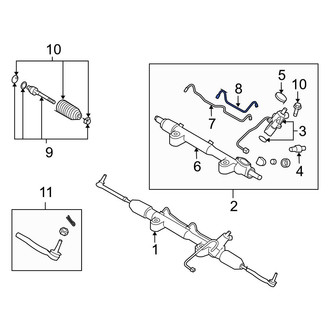 Infiniti OE - Power Steering Pressure Hose