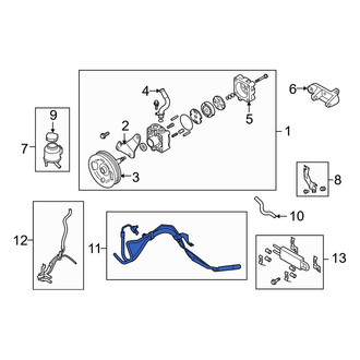 Infiniti OE - Front Power Steering Hose Assembly