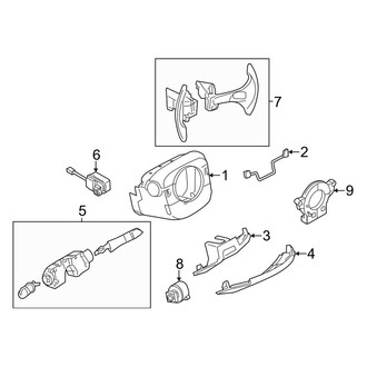Infiniti OE - Steering Column - Shroud, Switches & Levers