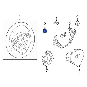 Infiniti OE - Steering Wheel Nut