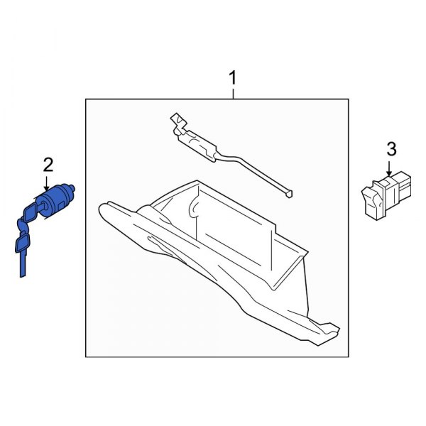 Glove Box Lock Kit