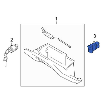 Infiniti OE - Front Trunk Lid Release Switch