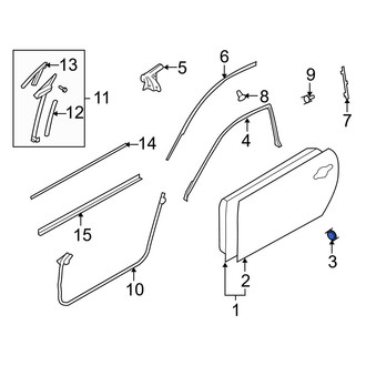 Infiniti OE - Front Door Plug