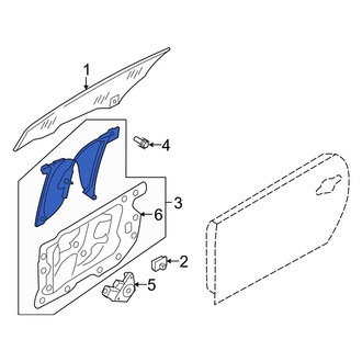 Infiniti OE - Rear Left Window Regulator