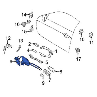 Infiniti OE - Front Left Door Latch Assembly