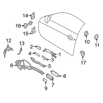 Infiniti OE - Front Door - Lock & Hardware