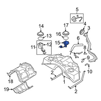 Infiniti OE - Fuel Sender and Hanger Assembly