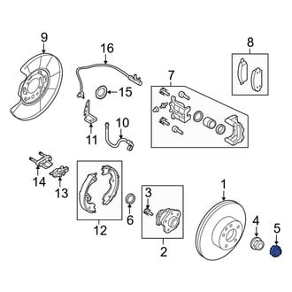 Infiniti OE - Rear Axle Nut