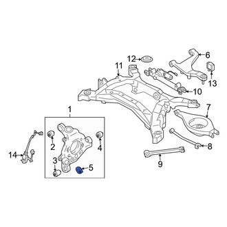 Infiniti OE - Rear Suspension Knuckle Bushing