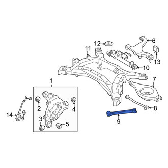 Infiniti OE - Rear Radius Arm