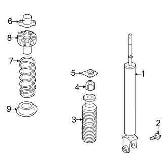 Infiniti OE - Rear Suspension - Shocks & Components