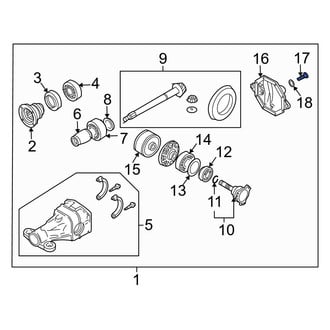 Infiniti OE - Rear Differential Drain Plug
