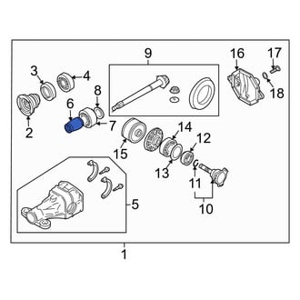 Infiniti OE - Differential Crush Sleeve
