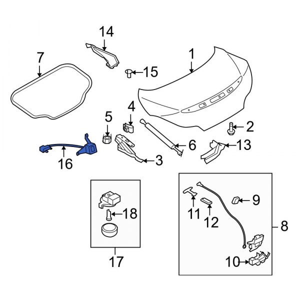 Trunk Lid Release Switch