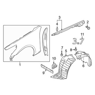 Infiniti OE - Fender & Components