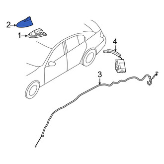 Infiniti OE - Radio Antenna Cover