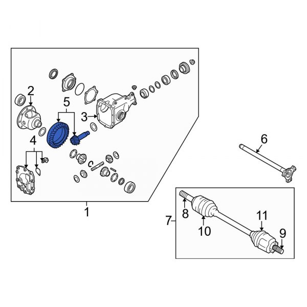 Differential Ring and Pinion