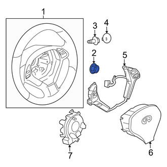 Infiniti OE - Steering Wheel Nut