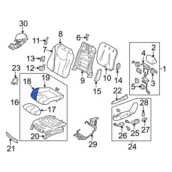 Seat Cushion Pad