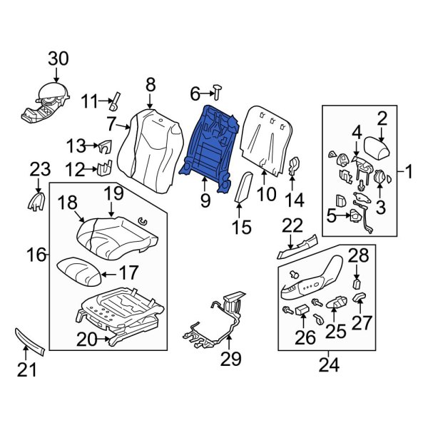 Seat Back Frame