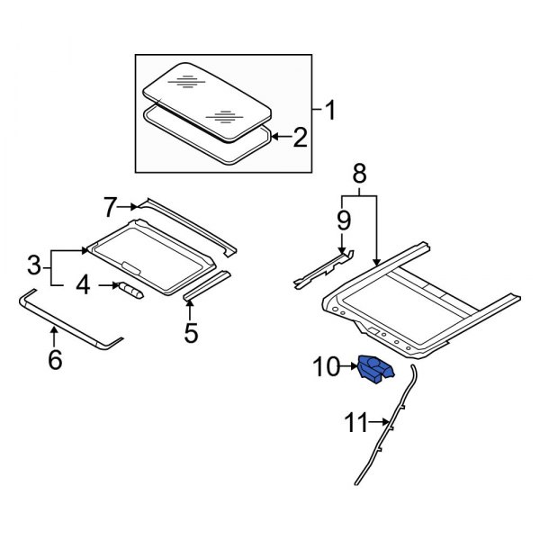 Sunroof Motor