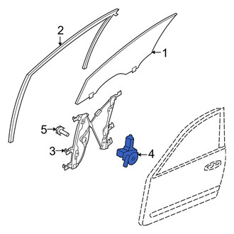 Infiniti OE - Front Right Window Motor
