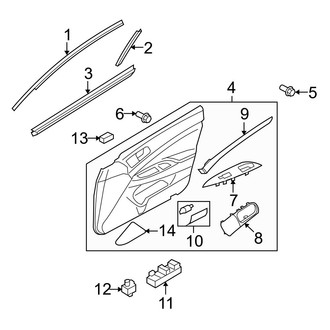 Infiniti OE - Front Door - Interior Trim