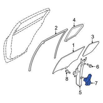 Infiniti OE - Front Right Window Motor